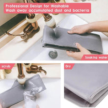 Load image into Gallery viewer, Shop drawer organizer dresser drawer organizer divider washable large bra sock underwear tie cloth organizer foldable closet storage box drawer polyester fabric for baby cloth panties belts set of 4 gray