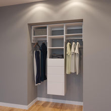 Load image into Gallery viewer, Modular Closets 4.5 FT Closet Organizer System - 54 inch - Style A