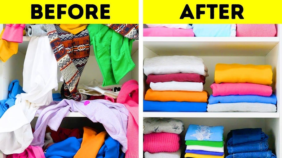 FOLDING AND ORGANIZATION HACKS There was a time when nothing ground our gears like folding a simple t-shirt
