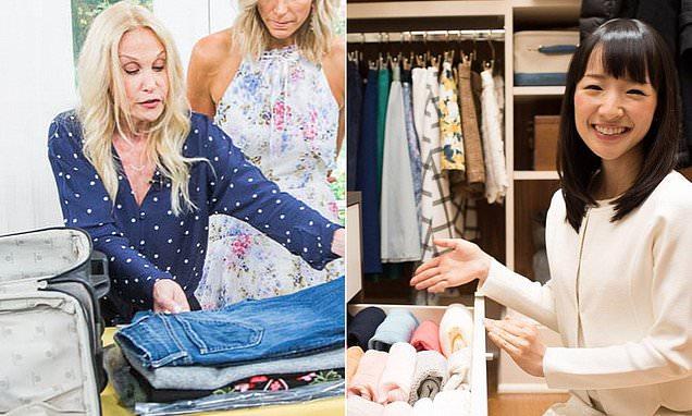 Celebrity organizer says Marie Kondo STOLE her folding method