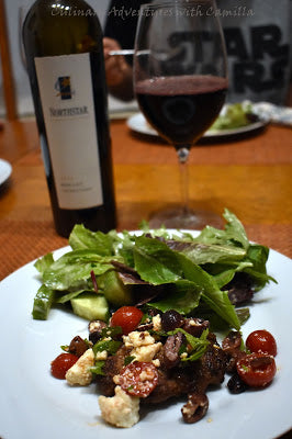 Bunless Lamb Burgers + Northstar 2014 Merlot #MerlotMe #Sponsored