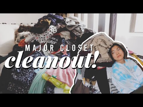 MAJOR CLOSET CLEANOUT + (Re)Organizing! | Apartment Declutter Pt