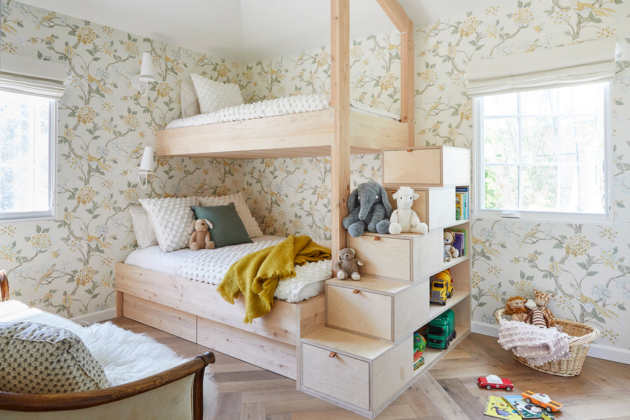 This Tricked-Out Kids’ Bed Is the Reason We Worship Built-In Storage