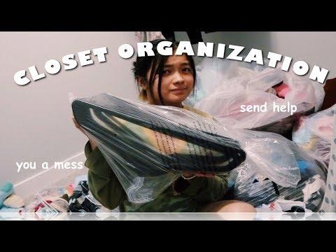 ORGANIZING MY CLOSET || Amy Zhao