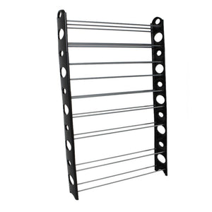 10-Tier Shoe Rack For 50 Pair Wall Bench Shelf Closet Organizer Storage Box Stand