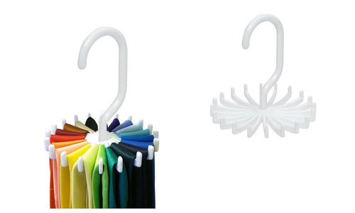 Perfect 360 Degree Rotating Rack Adjustable Tie Belt Hanger Holder Hook