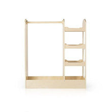 Load image into Gallery viewer, Results guidecraft see and store dress up center natural armoire for kids with mirror shelves clothes rack and shoe storage dresser with bottom tray toddlers room furniture