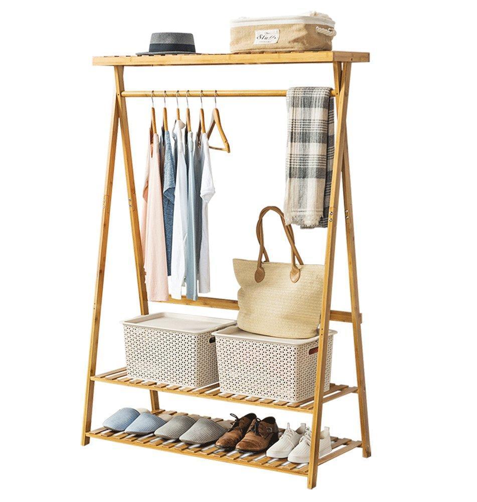 Discover the best copree bamboo garment coat clothes hanging heavy duty rack with top shelf and 2 tier shoe clothing storage organizer shelves