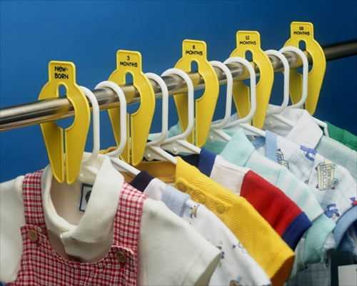 Baby Buddy "Size-It" Closet Organizers, Pink