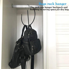 Load image into Gallery viewer, Purchase acuski 2 pcs multi purpose semicircle belt hanger racks belt organizer storage ties rack hanger shoes bags purses scarf hats and clothes hanger for closet stainless steel no slip cabinet organizer