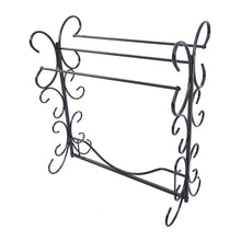 Load image into Gallery viewer, Storage homerecommend free standing towel rack 3 bars drying rack metal organizer for bath hand towels outdoor beach towels washcloths laundry rooms balconies bathroom accessories