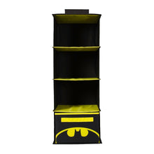 Load image into Gallery viewer, Buy now everything mary col batman 4 shelves clothing closet and bedroom dc comics towel accessory storage collapsible hanging organizer