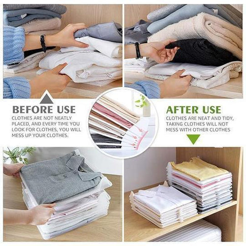 Effortless Clothes Organizer (10 pieces)