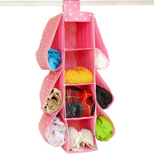 Load image into Gallery viewer, The best bxt cute multifunctional 10 pockets wardrobe space saving over the door hanging handbags clothes magazines sockets handbags holder rack organiser storage bag