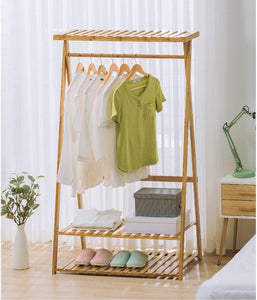Explore copree bamboo garment coat clothes hanging heavy duty rack with top shelf and 2 tier shoe clothing storage organizer shelves