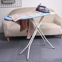 Load image into Gallery viewer, Purchase king do way ironing board 39 l x 12w x 33h opensize 4 leg table for ironing clothes tabletop ironing board with iron rest wide top iron board design