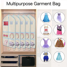 Load image into Gallery viewer, Latest syeeiex dance costume garment bag 40 inch with accessories zipper pockets for children dance dresses t shirt skirt clothing carrying and storage