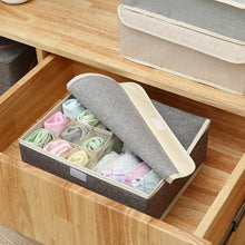 Load image into Gallery viewer, Underwear Socks Storage Container Closet Divider Box Two-in-one Storage Box