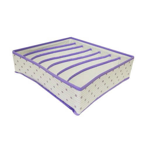 Foldable Storage Box Closet Organizer for Bras Underwear and Socks (Set of 3)
