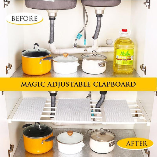 Adjustable Closet Organizer Storage Shelf