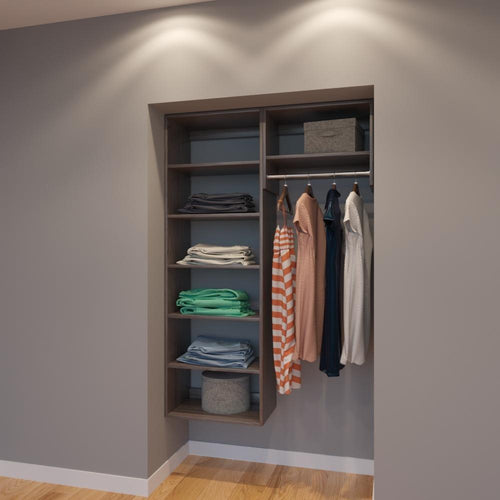 Modular Closets 4 Ft Closet Organizer System - 48 inch - Style E