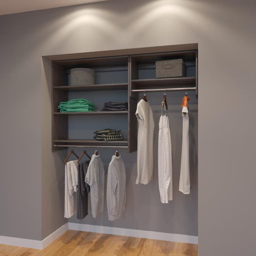 Modular Closets 5.5 FT Closet Organizer System - 66 inch - Style E