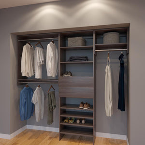 Modular Closets 7.5 FT Closet Organizer System - 90 inch - Style F