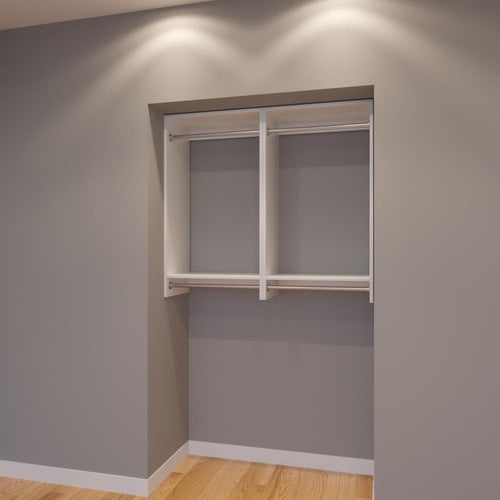 Modular Closets 4 Ft Closet Organizer System - 48 inch - Style C