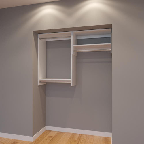 Modular Closets 5 FT Closet Organizer System - 60 inch - Style D