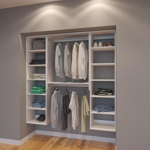 Modular Closets 6 FT Closet Organizer System - 72 inch - Style G