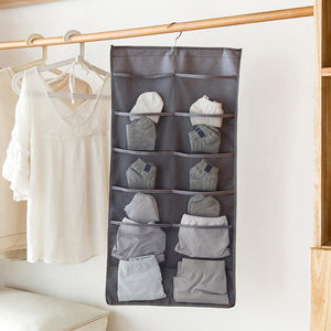 SAFEBET Both Sides Closet Wardrobe Cabinet Hanging Organizer