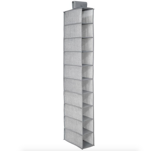 Aldo 10 Shelf Shoe Organizer, Grey