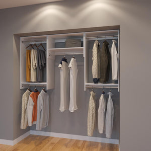 Modular Closets 6.5 ft Closet Organizer System - 78 inch - Style D