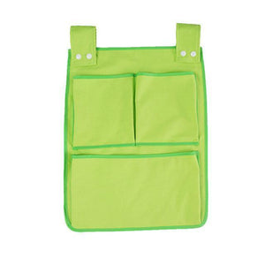 Baby Bed Hanging Storage Bags Cotton Born Crib Organizer Toy Diaper Pocket For Crib Bedding Storage