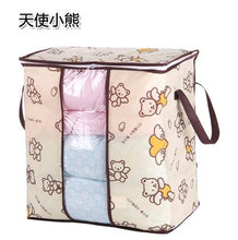 Load image into Gallery viewer, new Non-woven Portable Clothes Storage Bag Organizer 45.5*51*29cm Folding Closet Organizer For Pillow Quilt Blanket Bedding